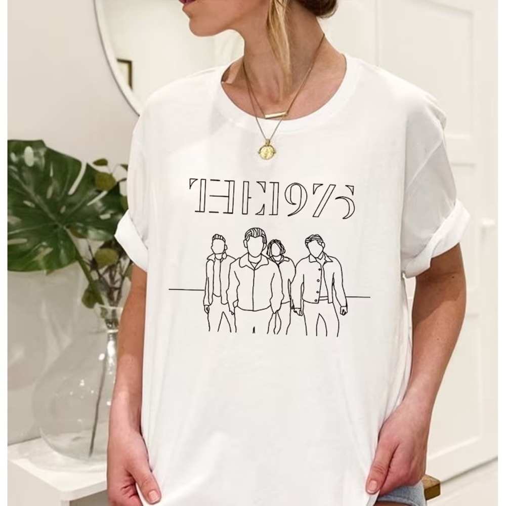 Vintage The 1975 Line Art , Still At Their Very Best Tour The 1975 T-shirt